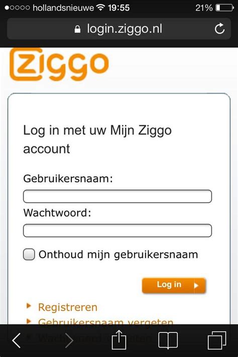 ziggoweb|Account